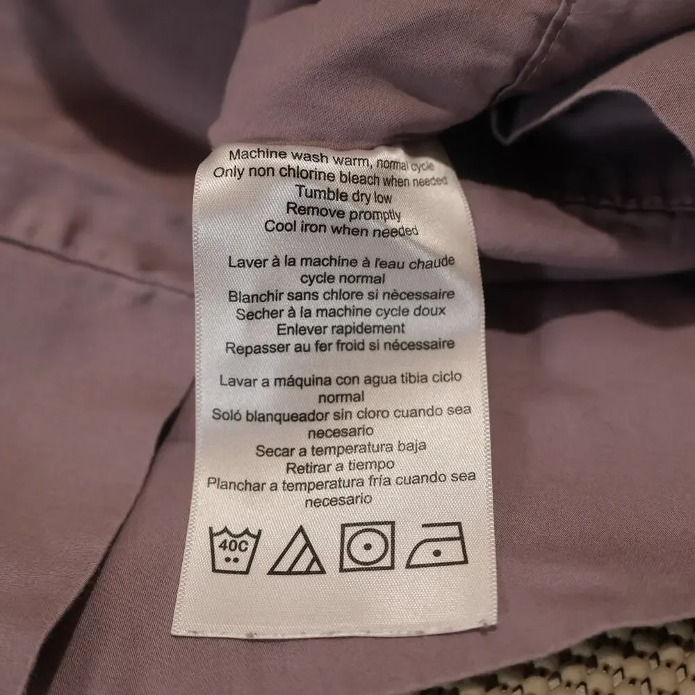 American Textile Company Pillowcase 100% Cotton Lavender Temperature Balancing
